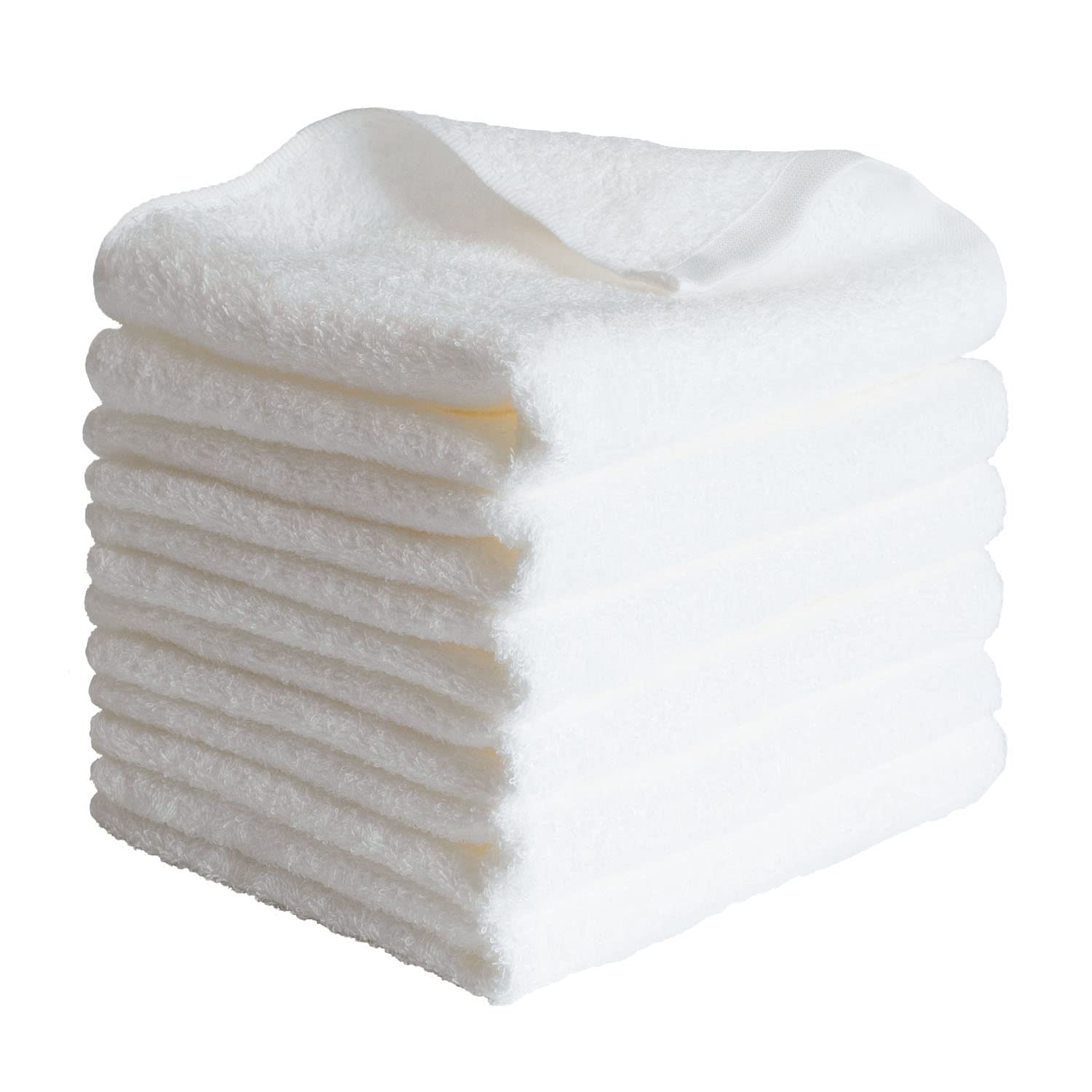 

Transparan Japanese-Made Face Towels, Set of 6, Furetemi Senshu Towels, Quick-Drying, Absorbent, Thin, 100% Cotton, Low Shedding (Off White)