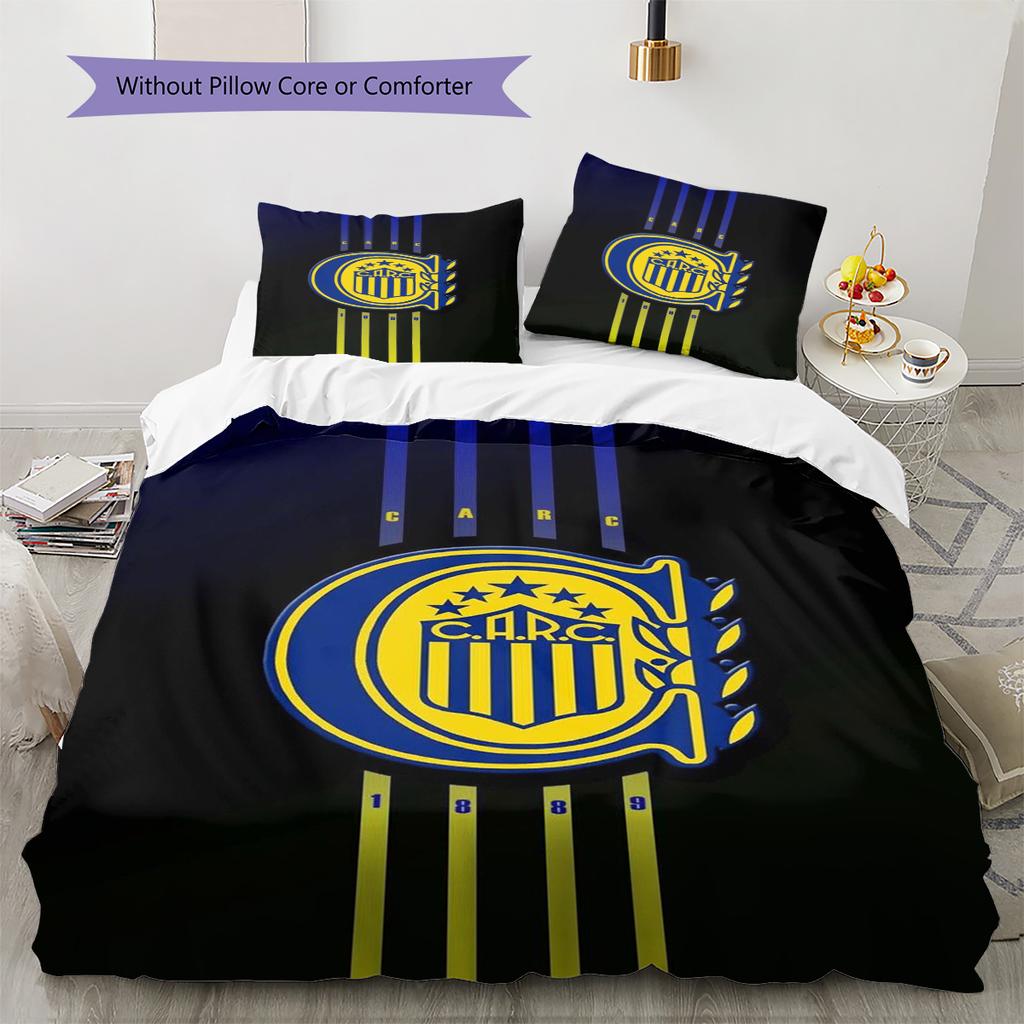 Carc 1889 Pattern Bedding Set Quilt Cover Pillowcase Home Decor Gift (1 * duvet cover + 2 * pillowcase, without core)