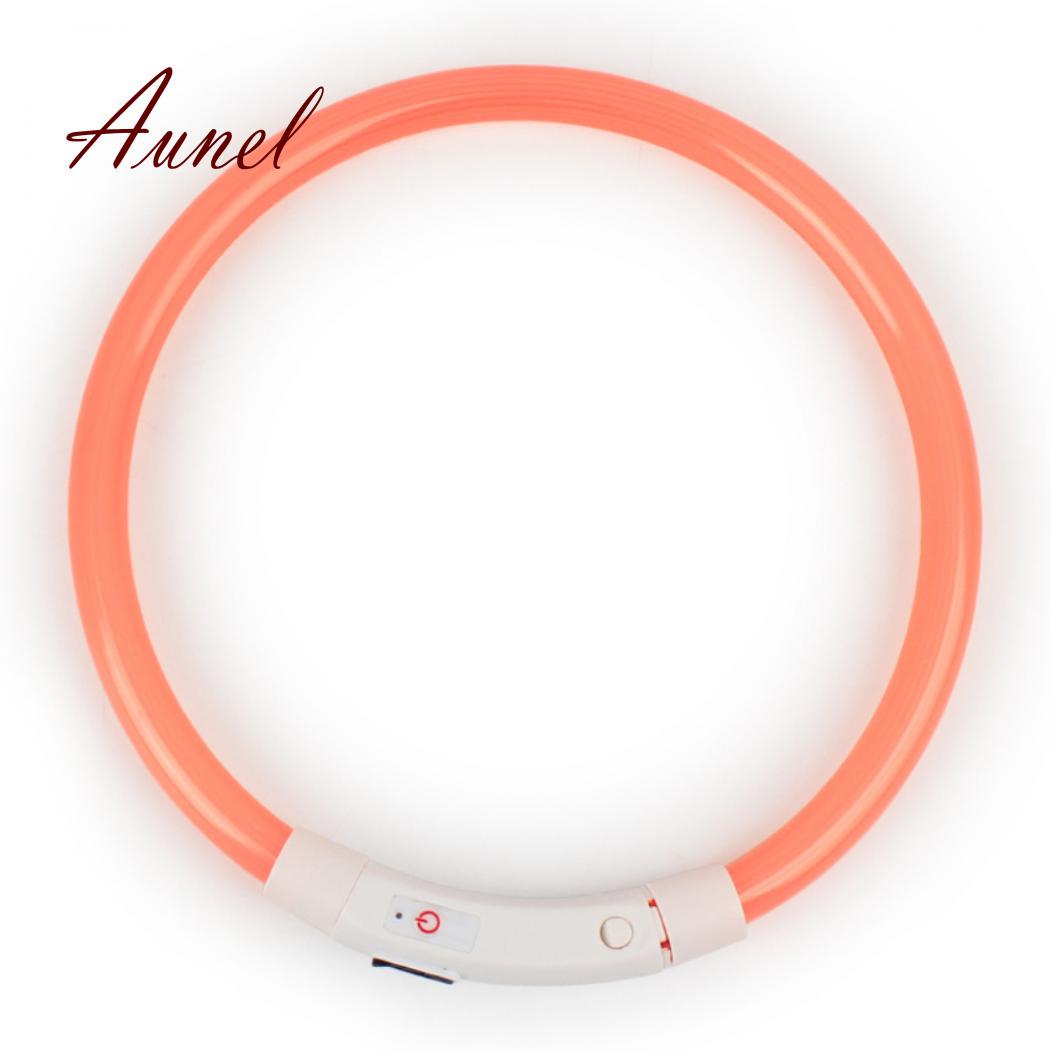 

Светодиодный USB ошейник для собак 35CM оранжевый