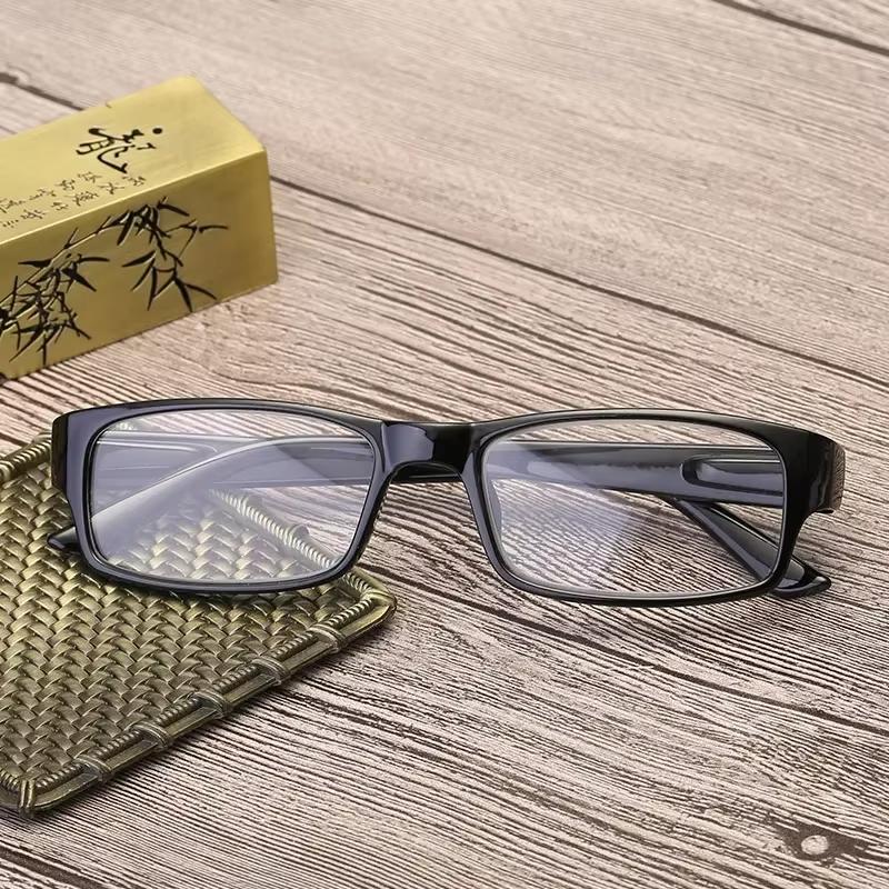 Ultralight Black PC Frame Reading Glasses Women Men Full Frame High Definition Reading Eyeglasses