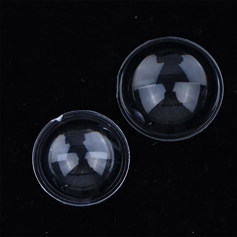 8-44 Mm Round Transparent Acrylic Plano-Convex Lens Flashlight Led Lens Focusing Torch Accessories Magnifying Glass Convex Lens