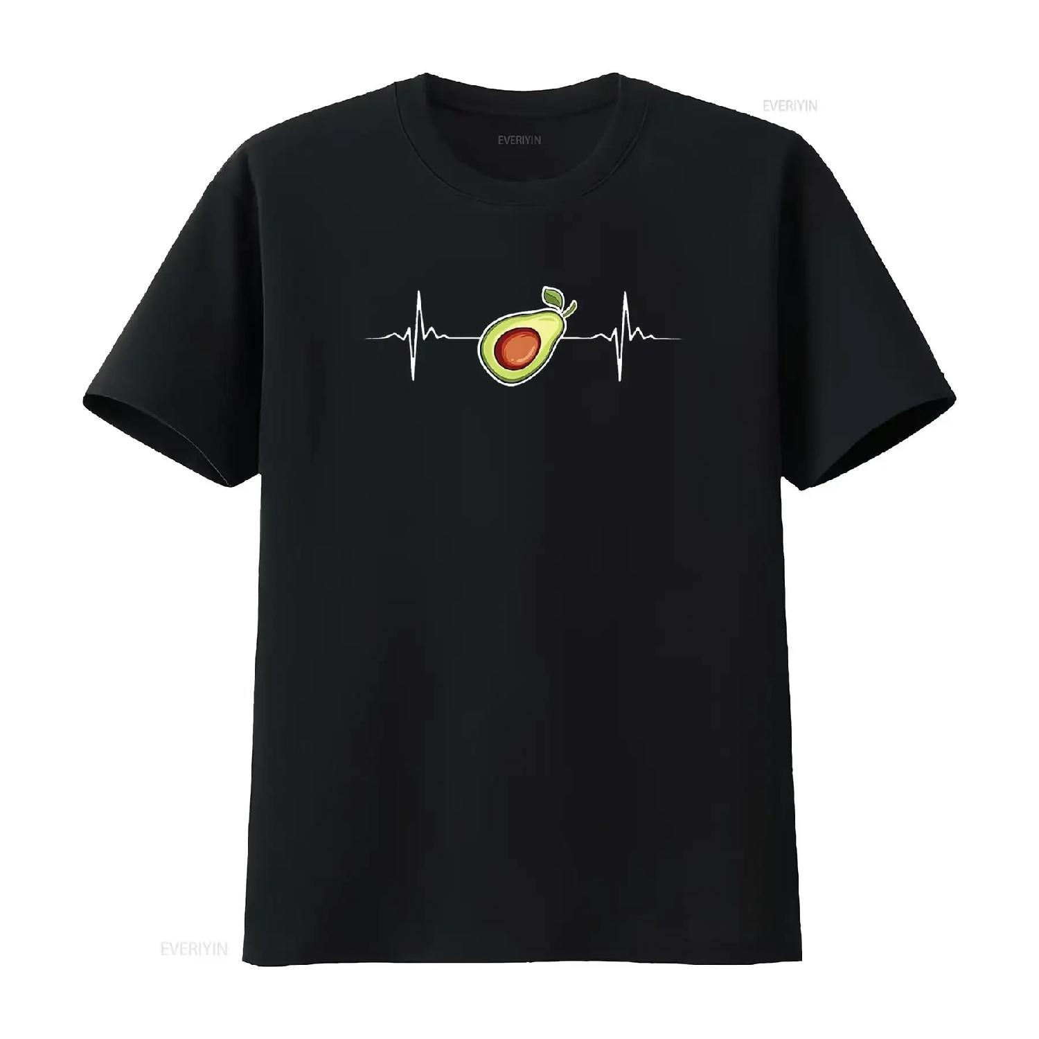 

Cool Avocado Art Women Guacamole Lovers s T Shirt Fashion for Every Occasion vintage Washed Soft Slightly graphic streetwear S чёрный