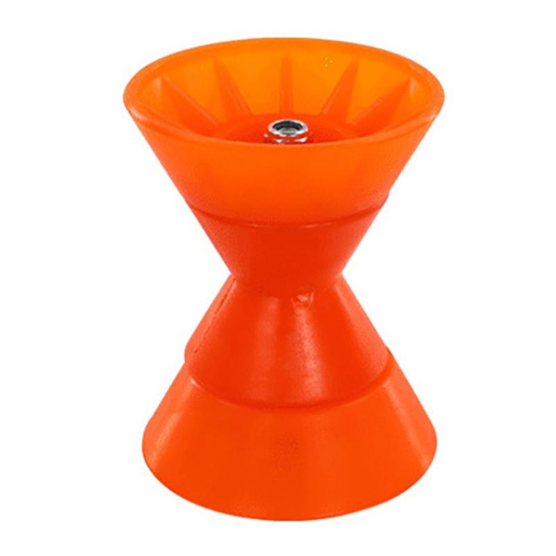 3inch/4inch Boat Trailer Roller with 1/2in Shaft Rubber Roller for Trailer Bracket Boat Accessory Easy Installation