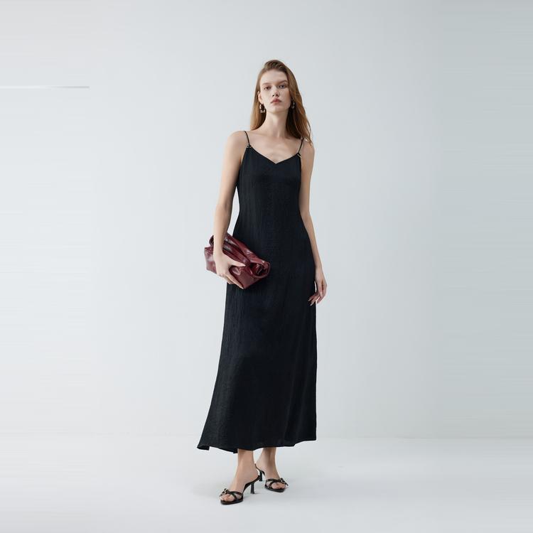 ELLE Elegant A-Line Sleeveless Maxi Dress Women dresses EL51749