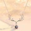 Yilu You Project Necklace Women's Trendy Clavicle Chain Frosty Pendant Projection Necklace