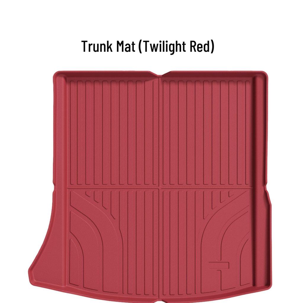 Eco-Friendly TPE Floor and Trunk Mats for Xiaomi SU7 - Original Interior Color Match