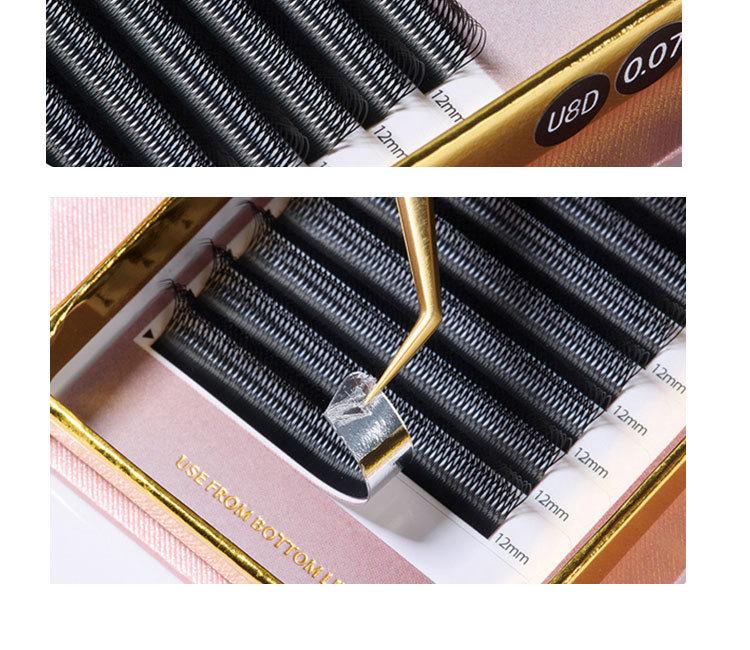 DeceMarsU 8D Blooming Four-Leaf Clover Lashes - Soft, Non-Scattered, Beautifully Grafted Lashes.