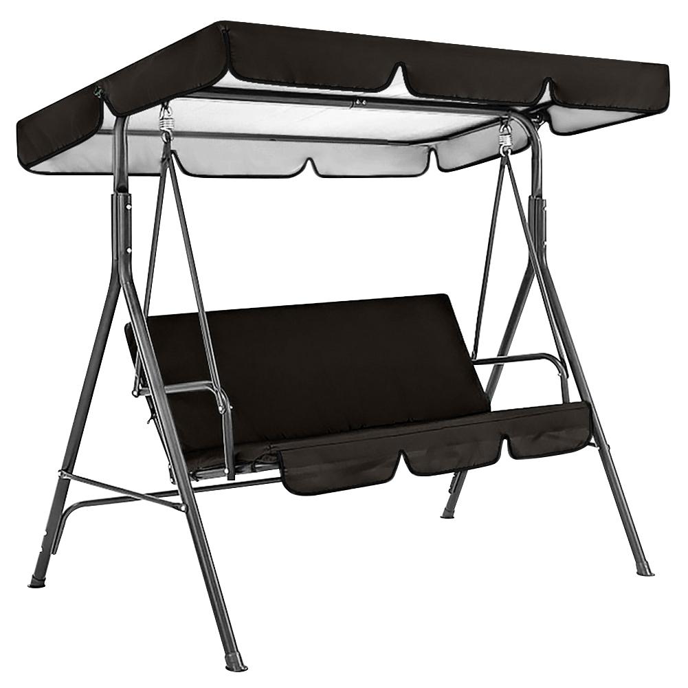 Swing Chair Waterproof Top Cover Garden Hammock Awning 2/3 Seater Sun Shade Case Camping Portable Outdoor Elements