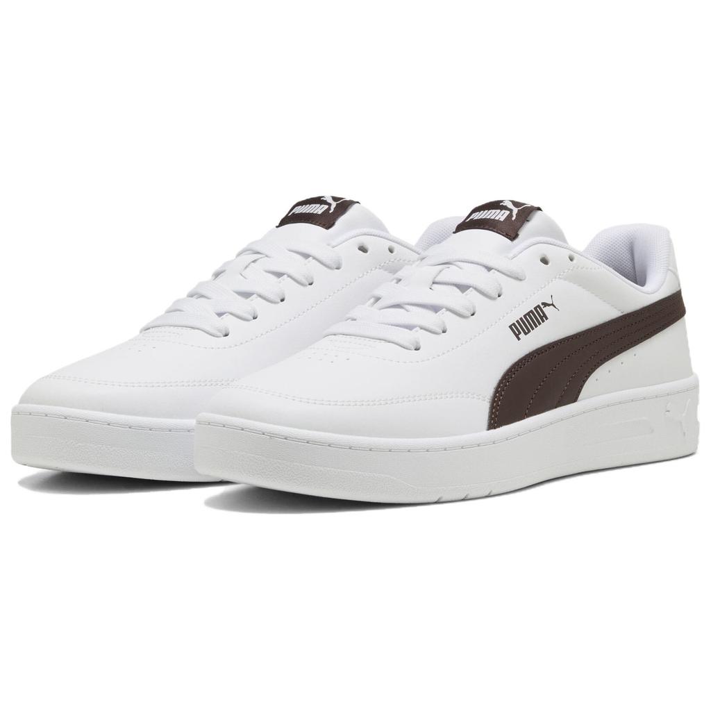 PUMA Court Classic Skateboard Shoes Unisex Low Top Black White 402223-21