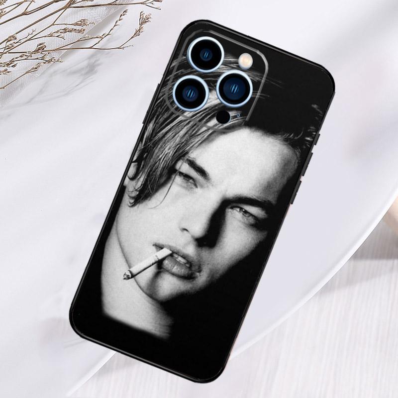 Handsome LEONARDO DICAPRIO Actor Phone Case For iPhone 17 Pro Max 15 14 13 12 11 16 Pro Max Plus 12 13 Mini 16e 17 Air Cover