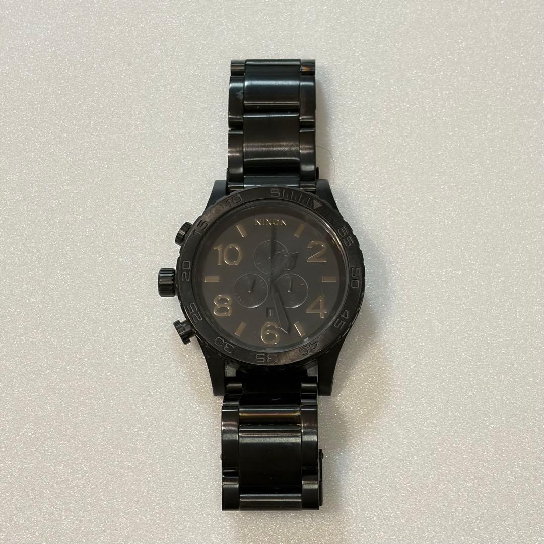 Used NIXON 51-30 Chrono All Black Chronograph Watch