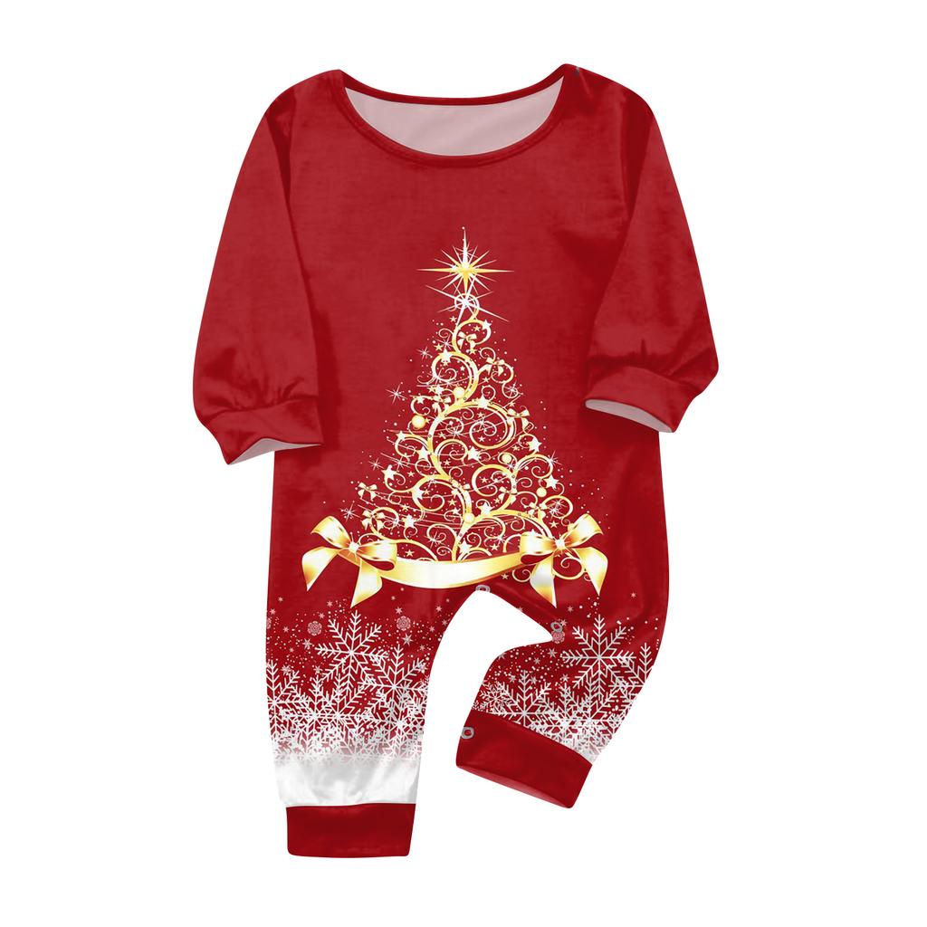 Christmas Matching Family Loungewear Set with Holiday Print for Women, Men and Kids