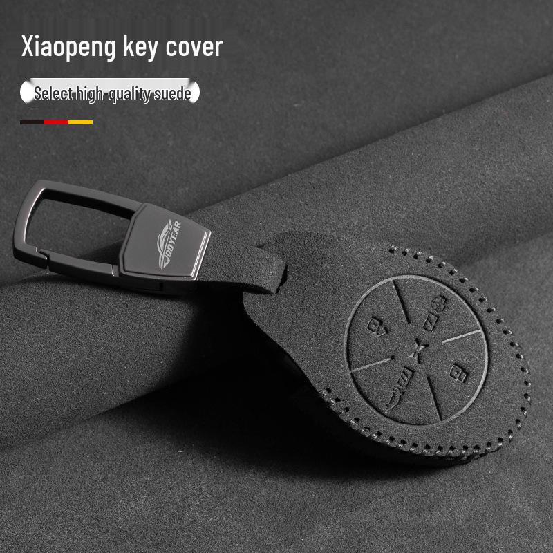 Premium Leather Key Case for Xiaopeng Models: P7, G6, New P7i, P5, G3, G3i, G9