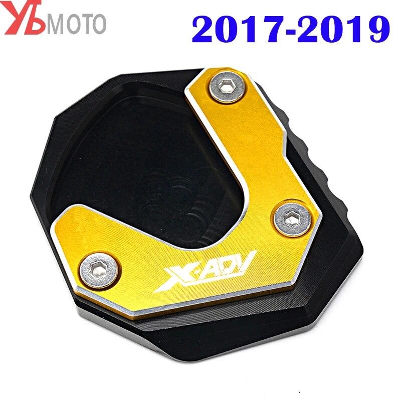 New Motorcycle CNC Foot Support Extension Plate Side Stand Enlarge Pad for HONDA X ADV XADV 750 XADV750 2017 2018-2023  2022