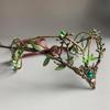 Nature Antler Vine Leaf Headband Forehead Headpiece Frontlet Hairhoop For Festival Celebration And Party Gathering