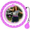 Adjustable 30-Node Plus Size Smart Fitness Ring with Weights and Removable Rope Knots - ABS Exercise Equipment for Women