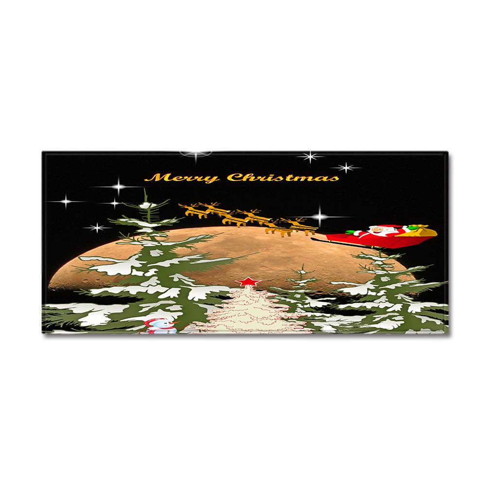 Christmas Kitchen Sand Carpet Doormat Long Floor Mat