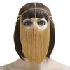 Punk Party Mask Alloy Chain Headwear for Nightclub Dance Party Hair Accessories Head Chain