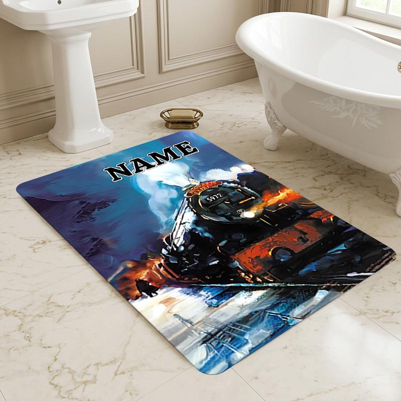 Custom Name Magic Quest Living Room Non-Slip Area Rug Soft Carpet for Bedroom Kids Playroom Sofa Office Home Decor Doormat