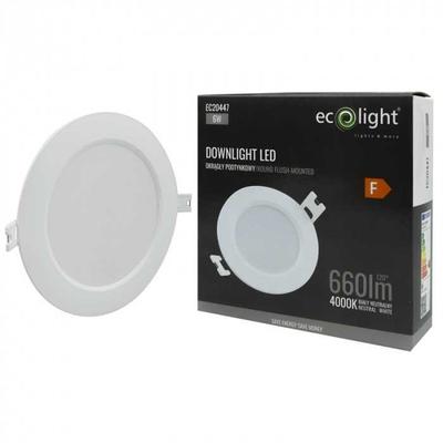 Downlight LED P/T Round 6W 4000K White Dl-1