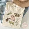 Cute Insect Friends Shirt, Bugs Need Hugs Science Teacher Tee, Entomology Nature Graphic T-Shirt, Comfort Colors Bug Lover Gift