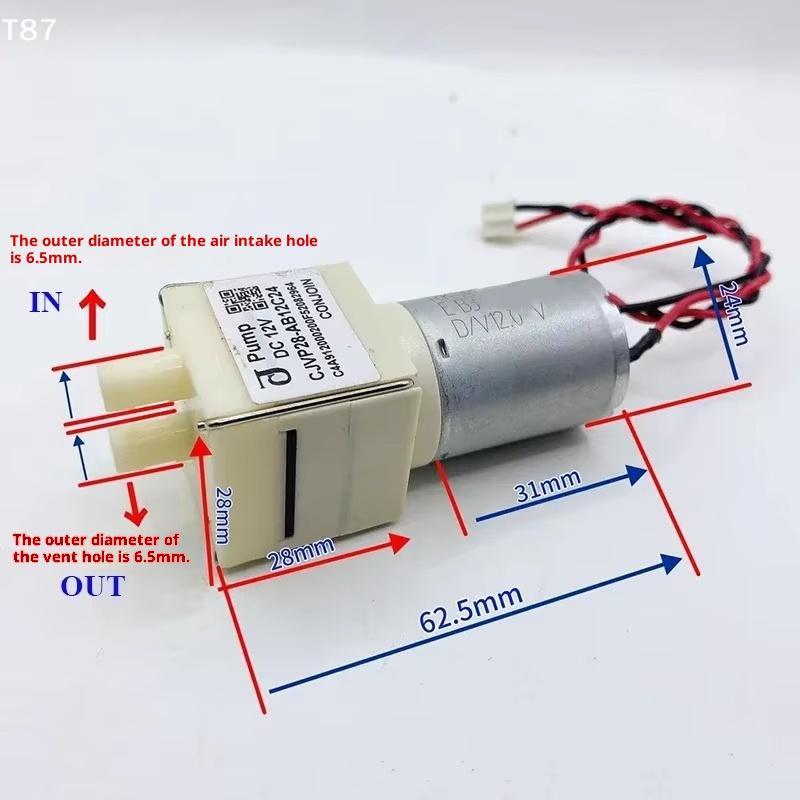 1Pc For DIY Robot Sweeper Cleaner DC 12V Micro 370 Motor Negative Pressure Suction Pump Mini Vacuum Air Pump