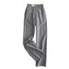 Linen Wide-leg Pants Women's Trousers Fashion Loose Simple Cotton Linen Women's Drape High-waisted Straight Pants