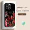 Bru-no Cool Singer Fashion Design Phone Case For iPhone 17 16 15 14 13 12 Plus Pro Max High-end Luxury Magsafe Sheepskin