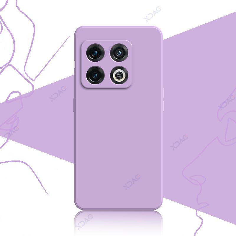 Mobile Phone Case for OnePlus 10 Pro One Plus 10Pro 5G 360 Soft Luxury Square Liquid Silicone Back Cover Waterproof Bag