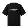 Meichao Alcatraz American Tide Brand Heavy Cotton 260 Short-sleeved T-shirt Men's and Women's Loose Casual and Versatile Summer