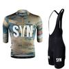 Herren Mountainbike Cycling Trikot Shorts Set Atmungsaktiv Schnelltrocknend Performance Wear