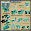 Kids' Magnetic Engineering Vehicle & Robot Transformation Toy Set