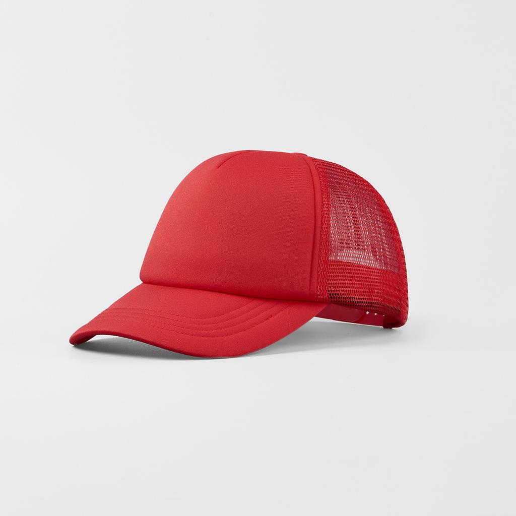 High Quality Custom Puff Printed 5 Panel Mesh Trucker Hats Foam Snap Back Adjustable Cap Striped Fashion Design Unisex