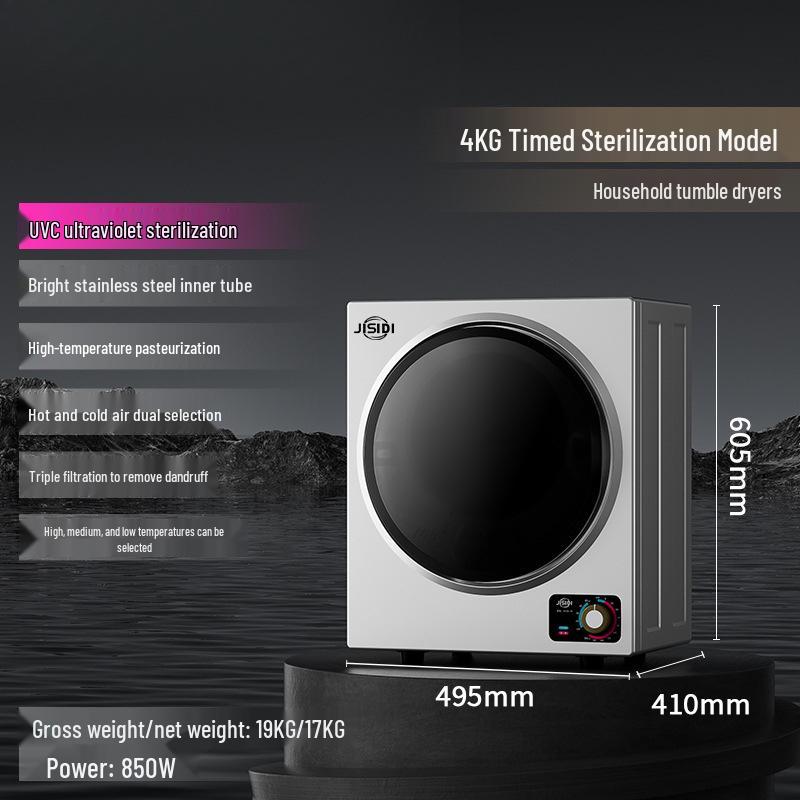 German Heat Pump Clothes Dryer - Large Capacity, Ideal for Home & Hotel Use.