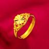 Vietnamesischer Damenring 24K vergoldet - Modeschmuck in Goldoptik für Hochzeiten