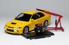 FREESTYLE MOTORHELIX Scale Mitsubishi Lancer Evolution EVO IV Dandelion Yellow Finished Model M84006 1/18