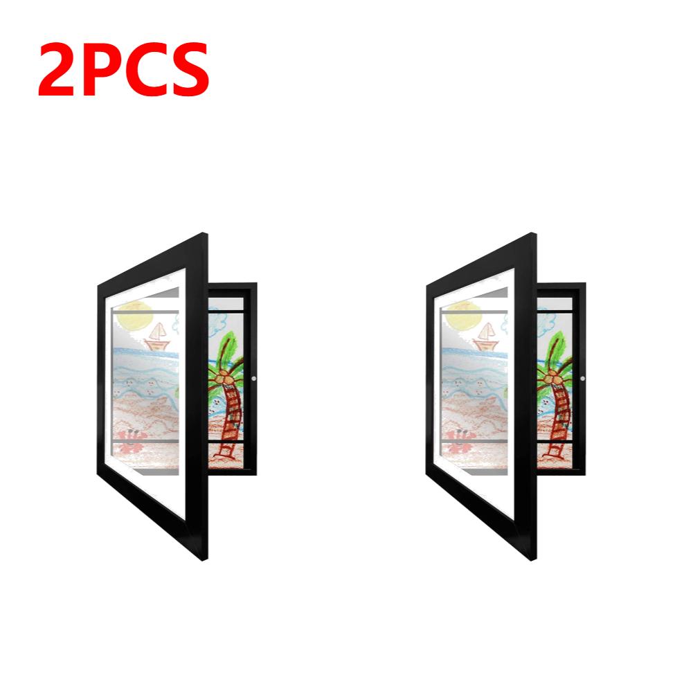 1-5PCS Artwork Frame for A6 Paper Kids Artwork Picture Frame Front Opening Wall Display Frame Artwork Display Storage Frames