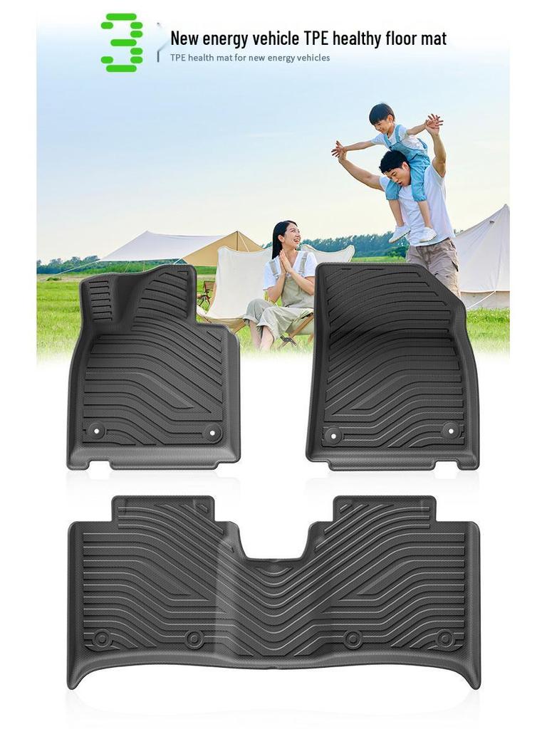 Zeekr 001 2021-2026 Custom TPE Floor, Trunk, and Seat Back Mats