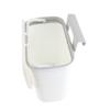 Wall Mount Trash Bin Large Capacity Hanging Small Trash Can Waste Basket with Lid for Bathroom