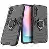 Phone Case for Samsung Galaxy A24 4G (162.1 x 77.6 x 8.3mm),Ring Holder Kickstand Shockproof Cover TPU+PC Shell