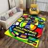 Valentino Rossi Racing Art Carpet Suitable As a Non-slip Mat for the Living Room or Bedroom Sofa