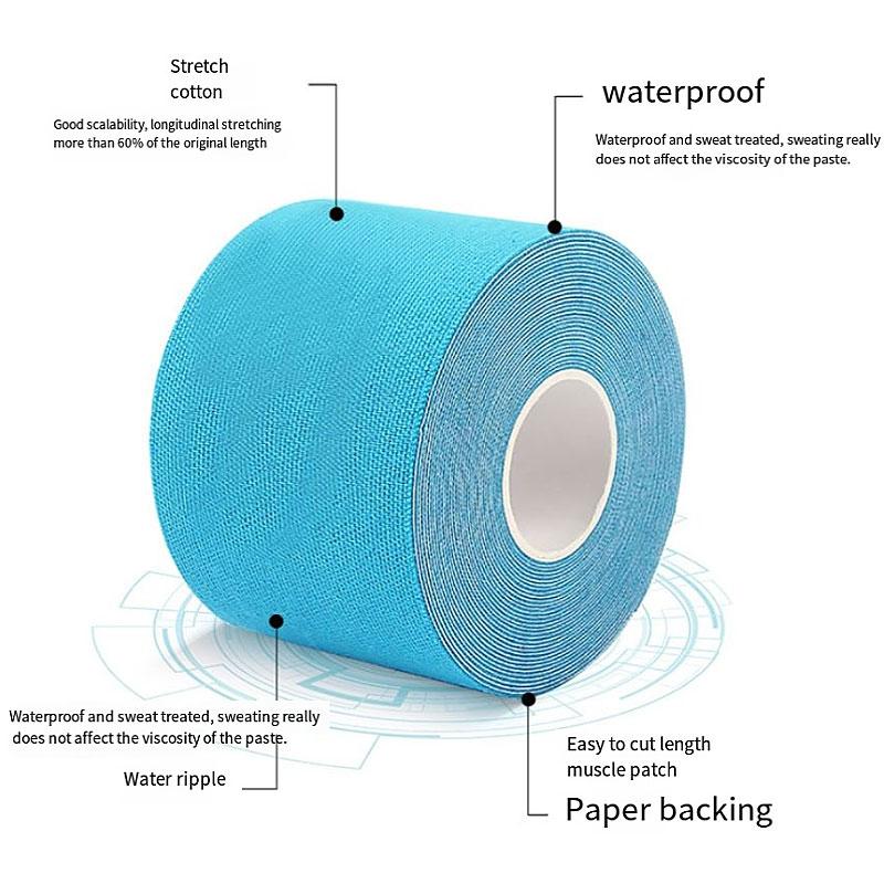 1 Stück/5 Stück Elastisches Kinesio-Tape Sport-Muskeltape Verbandpflege Kinesiologie Erste-Hilfe-Tape Muskelverletzung Sporttape