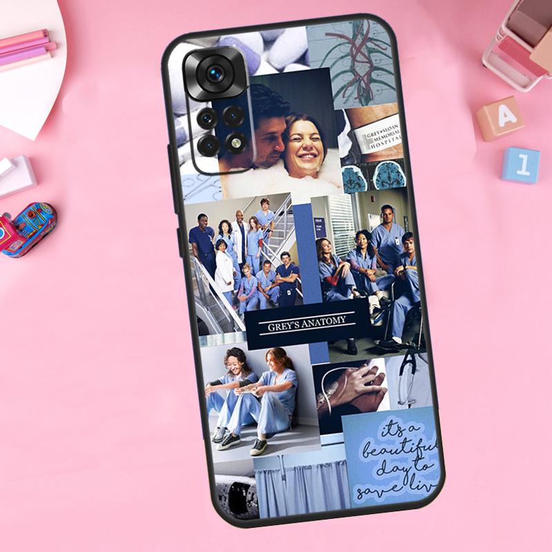 Greys Anatomy Collage Für Xiaomi Redmi Note 13 14 9 10 11 12 15 Pro Plus Handyhülle Für Redmi 15 C 14C 10C 12C 13C