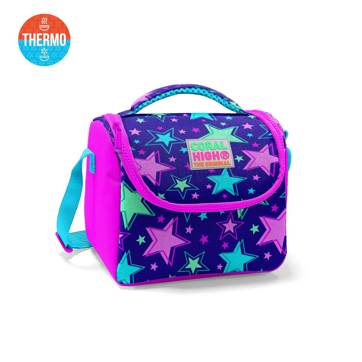 

Термобокс для завтрака Coral High Kids Saks Pink Star Patterned 11801