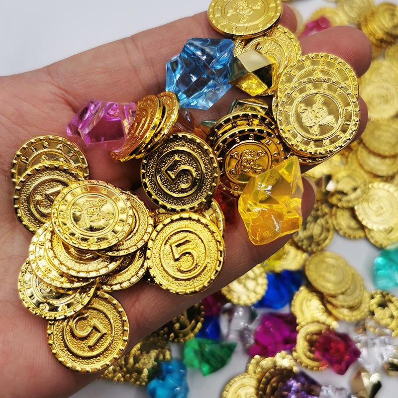 Pirate Gold Coin Simulation Game Ornaments & Chips
