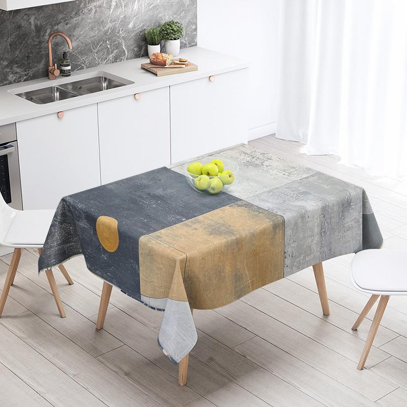 Nordische Minimalistische Geometrische Tischdecke 140X200Cm Maschinenwaschbar Ins Style Esstischdecke Haushalt Wohnzimmer Dekorativ