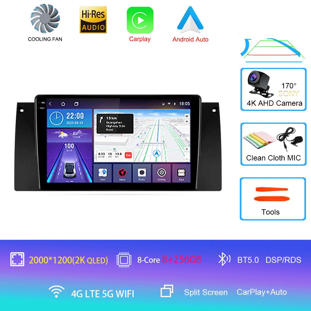 Android Autoradio 14 For BMW X5 E39 E53 1999 - 2006  Multimedia Video Player Stereo Navigation GPS No 2din 2 Din Dvd
