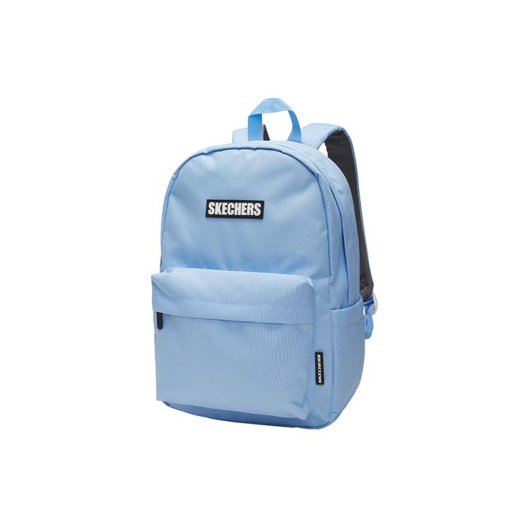 Skechers Basic Logo Sports Casual Polyester Backpack Unisex Backpacks Sky-Blue L319U033-0026