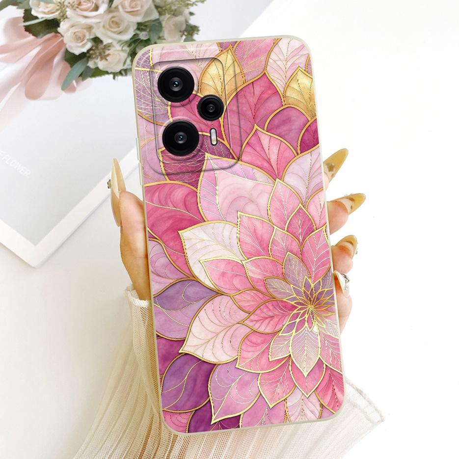 For Xiaomi Poco F5 Case Redmi Note 12 Turbo Cool Owl Dragon Painted Cover Soft TPU Phone Case For Xiaomi Poco F5 Pro PocoF5 Bags