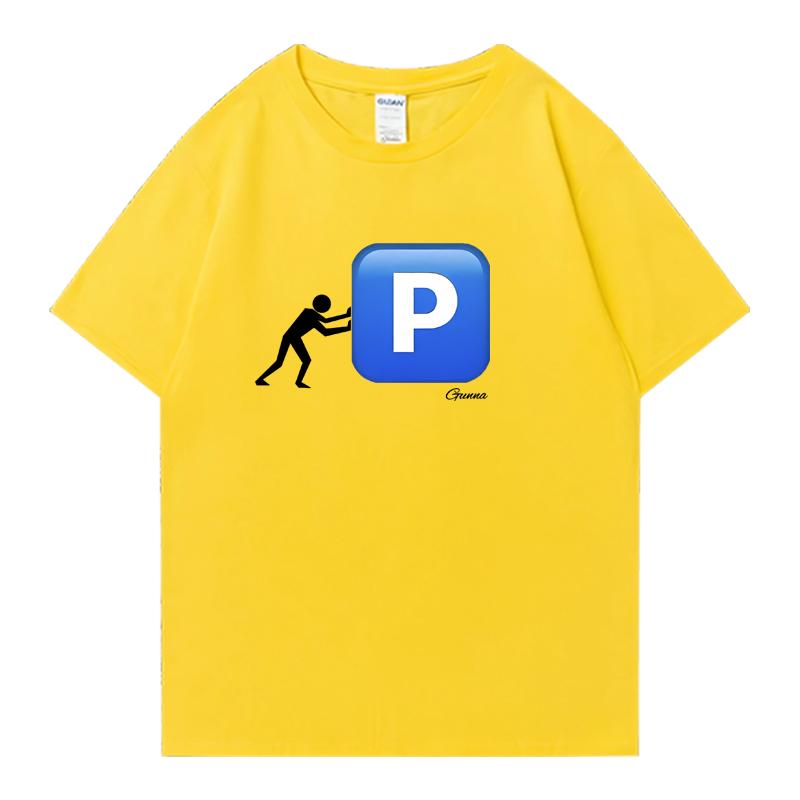

Высококачественная футболка оверсайз в уличном хип-хоп стиле Pushin P Gunna Rap Стиль Летние футболки с коротким рукавом 100% хлопок Одежда унисекс 4XL